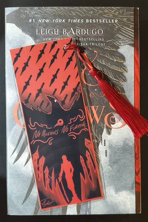 Six Of Crows No Mourners No Funerals Shadow And Bone Bookmark Etsy