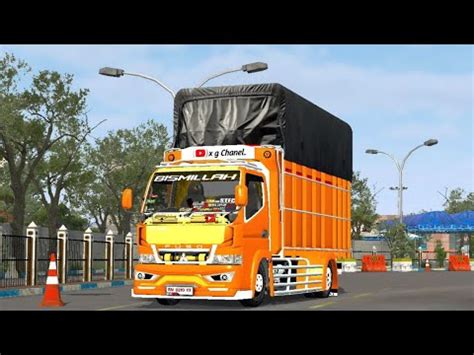 Mod Bussid Truck Canter Terbaru Review Dan Share Livery Polos Mod