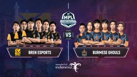 BREN ESPORTS VS Burmese Ghouls GAME 1 2 3 SEMIFINALS ONE ESPORTS