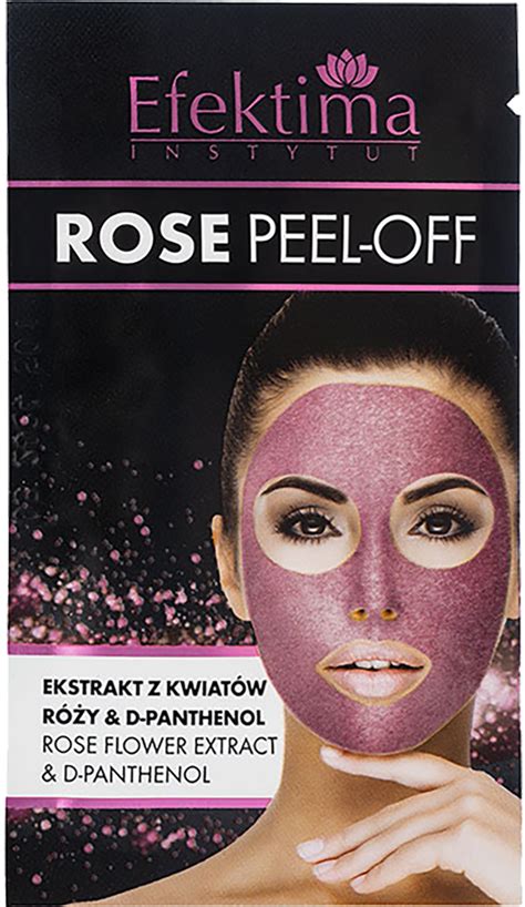 EFEKTIMA Rose maseczka do twarzy peel off Ekstrakt z Kwiatów Róży