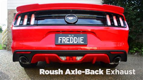 Roush Axle Back Exhaust Mustang Ecoboost Youtube