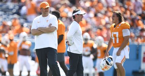 Four Downs With Josh Heupel Tennessee S Moves To Week Two On3