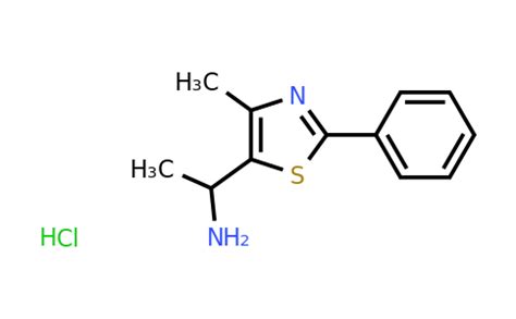 CAS 1197519 74 6 1 4 Methyl 2 Phenyl 1 3 Thiazol 5 Yl Ethan 1 Amine