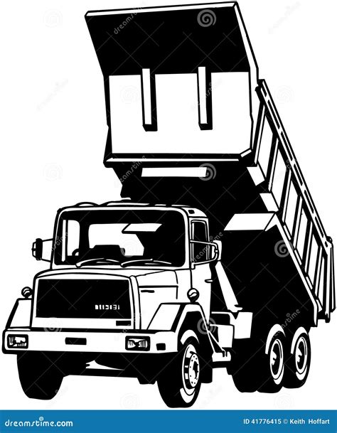 Dump Truck Cartoon Vector | CartoonDealer.com #5790701