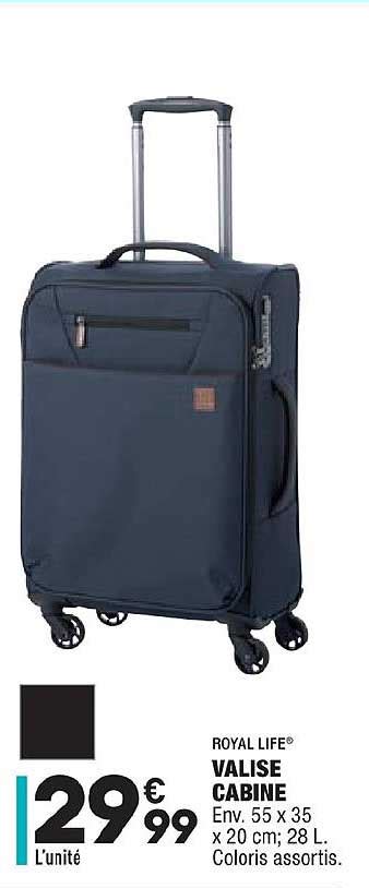 Promo Valise Cabine Royal Life Chez Aldi ICatalogue Fr