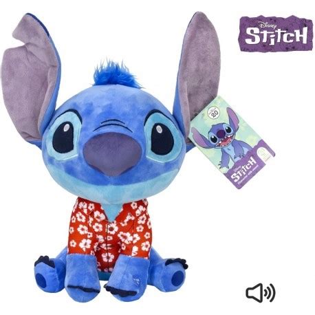 Disney Stitch Hawaiian Plush With Sound 30cm Wondertoys Nl