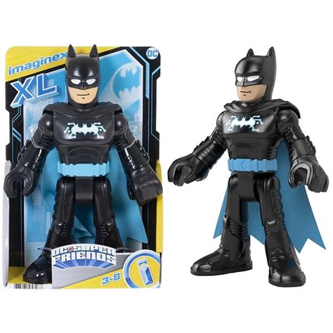 Boneco Articulado Imaginext Xl 26cm Batman Tech Dc Super Friends Liga