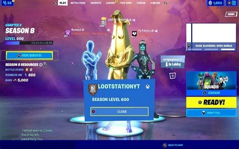 Fortnite Player Reaches Level In Chapter Season Plans To Hit