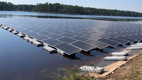 Largest Floating Solar Power Plant In The Southeast At Fort Bragg