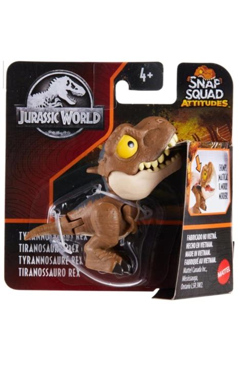 Mattel Jurassic World Snap Squad Attitudes Tyrannosaurus Gxw A