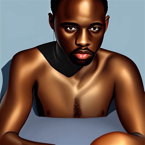 Hyper Realistic Black Man Digital Painting Creative Fabrica