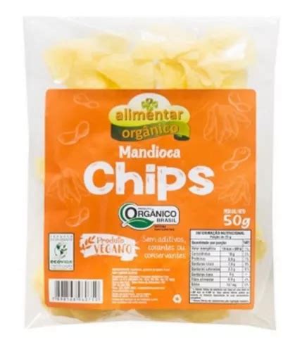 Chips De Mandioca Org Nico Vegano Alimentar G Mercadolivre