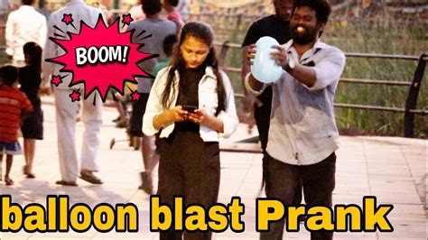 🎈 Balloon Blast Prank On Cute Girls😱rd Prank Youtube