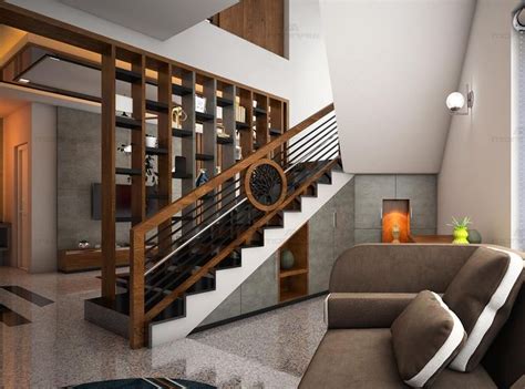 Elegant Functional Staircase Staircase Design Modern Duplex House Design Kitchen Room Design