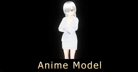 【original】anime Character Otowa Ai V2 Glasses Contain Vrm 3d Characters Unity Asset Store