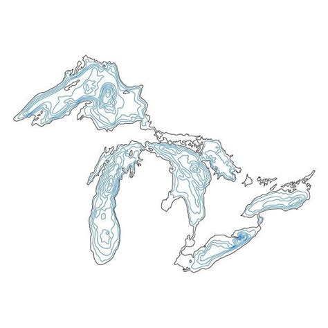 Kinddesign Great Lakes Depth T Shirt Design Lake Tattoo Great