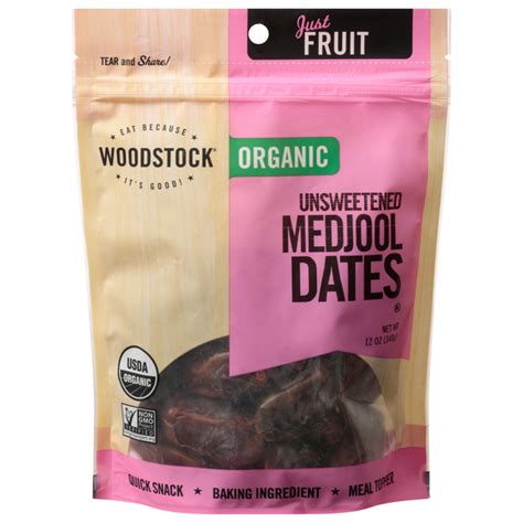 Save On Woodstock Medjool Dates Unsweetened Organic Order Online