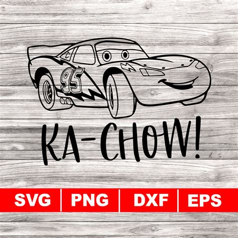 Lightning Mcqueen Ka Chow Svg Cars Svg Cars Clipart Disne Inspire