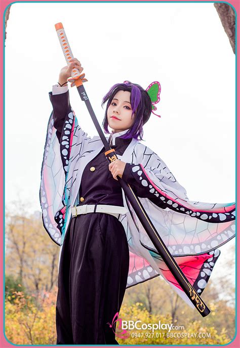 Kiếm Gỗ Cosplay Trùng Trụ Kochou Shinobu Kimetsu No Yaiba Giá Tốt