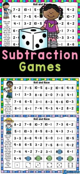 Kindergarten Subtraction Games Free Homeschool Deals