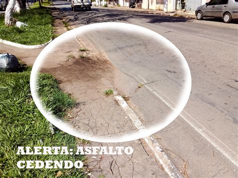 Trag Dia Anunciada Asfalto Come A A Ceder Na Avenida Professor Melo