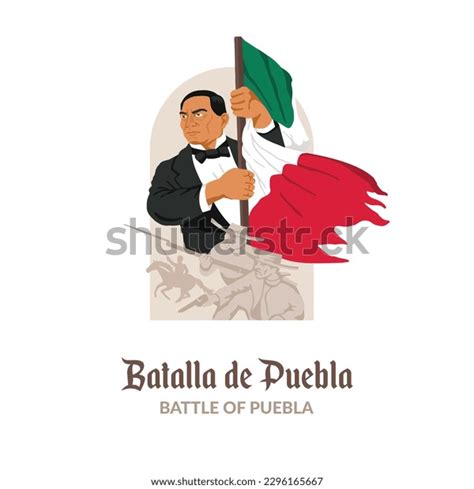 Vectors Banner Battle Puebla Mexico May Stock Vector (Royalty Free ...