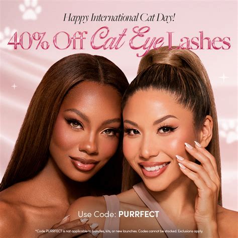 International Cat Day Use Code Purrfect For 40 Off Cat Eye Lashes