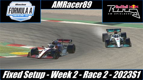 Just Short IRacing Formula A Grand Prix Series Mercedes AMG W13 F1