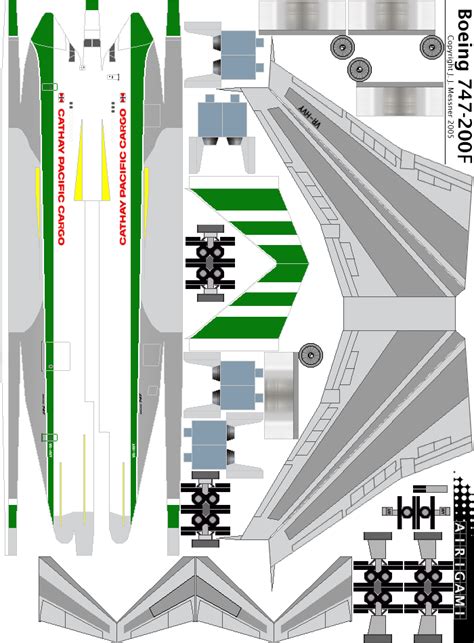 4G Cathay Pacific Cargo 1970 C S Boeing 747 200 Airigami X By Air