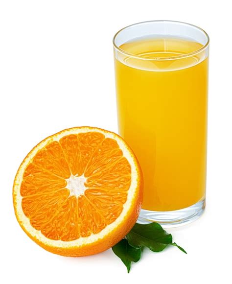 Premium Photo Glass Of Orange Juice Isolated On White Background