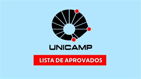 Unicamp Lista De Aprovados Divulgada Acesse J