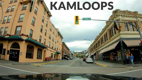 Kamloops Downtown Drive 4K British Columbia Canada YouTube