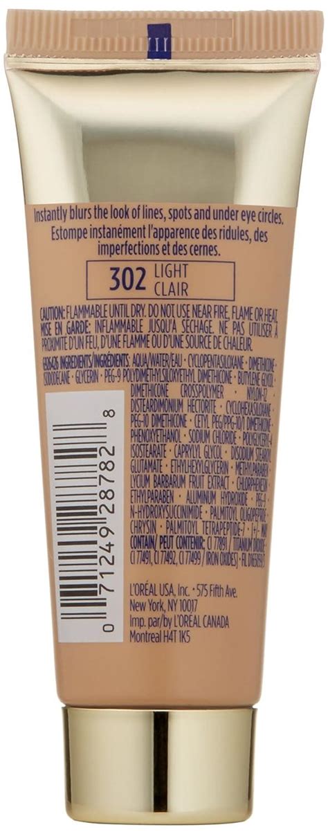 Loreal Paris Visible Lift Blur Concealer 302 Light 06 Fl Oz Smooth And Brighten Skin