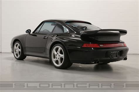 1997 Porsche 993 Turbo S Black Metallic 17459 Miles Sloan Motor Cars