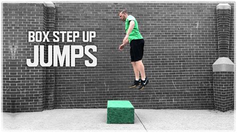 Explosive Step Up Plyometric Single Leg Box Jump Sprint Faster And Jump Higher Youtube