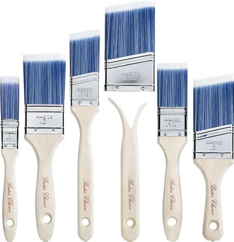 Artists Paint Brush Set Wooden Paint Brush Pack Set Treated Wooden