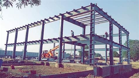 Mild Steel Prefabricated Building Shed Structure At Rs 80 Kg In Sonipat