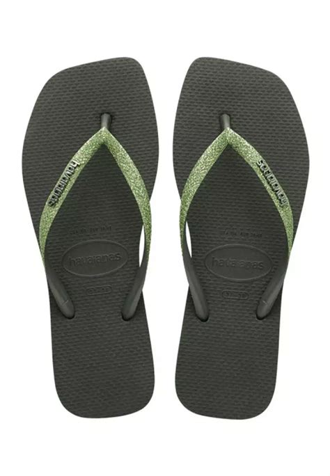 Buy Havaianas Slim Square Glitter Flip Flops 2024 Online Zalora