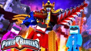 Minecraft O Lendario Megazord Power Rangers Doovi