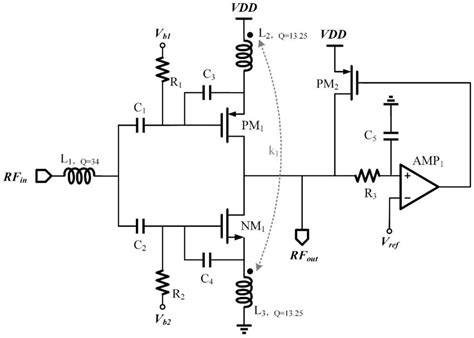 一种电流复用的耦合源简并电感低噪声放大器
