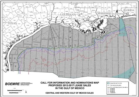 Gulf Of Mexico Block Map - Maps For You