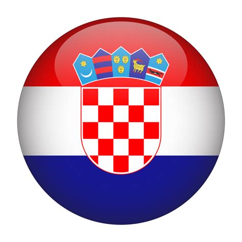 Croatia 3d Rounded Flag With Transparent Background 15272205 Png