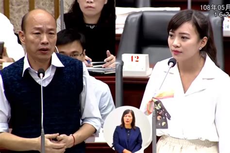 韓國瑜備詢自經區議題，只會跳針喊「高雄要發財」時力議員黃捷「白眼以對」 風傳媒