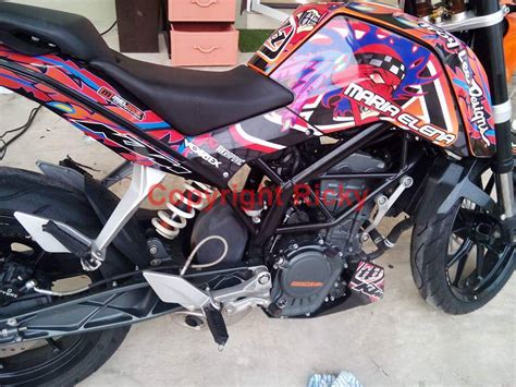 KTM Duke Custom Decals Graphics New Custom Design Graphics KTM Duke