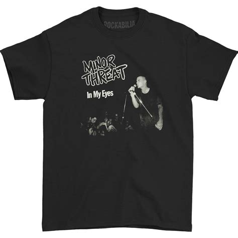 Minor Threat Minor Threat Mens In My Eyes T Shirt Medium Black