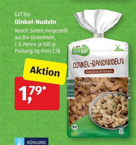 Gut Bio Dinkel Nudeln Angebot bei ALDI SÜD 1Prospekte de