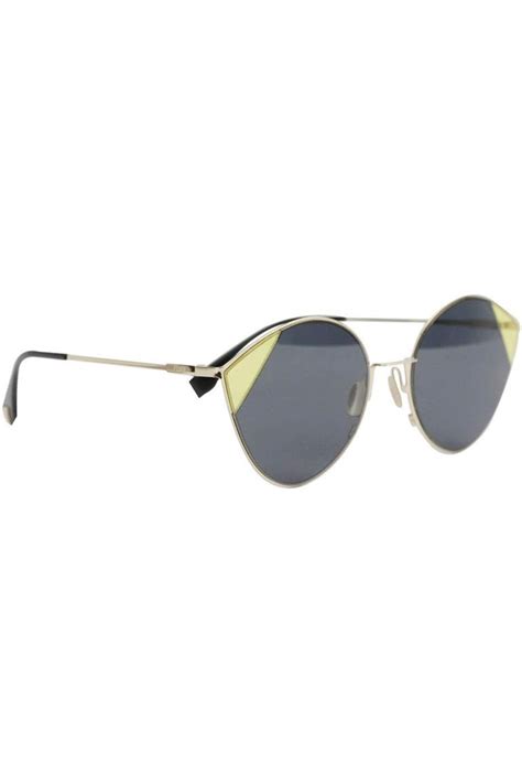 Fendi Cat Eye Metal Frame Sunglasses For Sale At 1stdibs