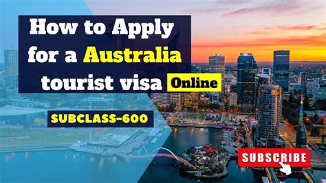 How To Apply For A Australia Visa Online Subclass 600 🇦🇺 🇦🇺 Youtube