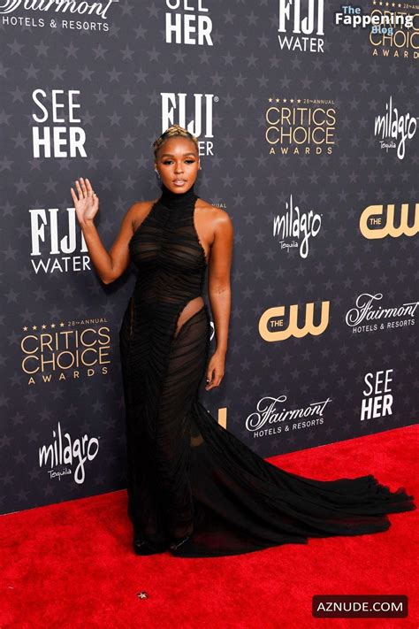 Janelle Monae Sexy Flashes Her Hot Boobs At The Th Annual Critics Choice Awards In Los Angeles
