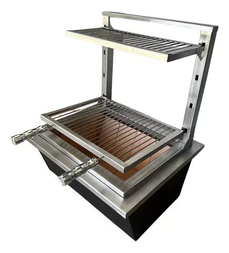 Kit Braseiro 70x50 Suporte Grill Em L Em Inox 304 M Parcelamento